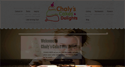Desktop Screenshot of chalyscakesanddelights.com